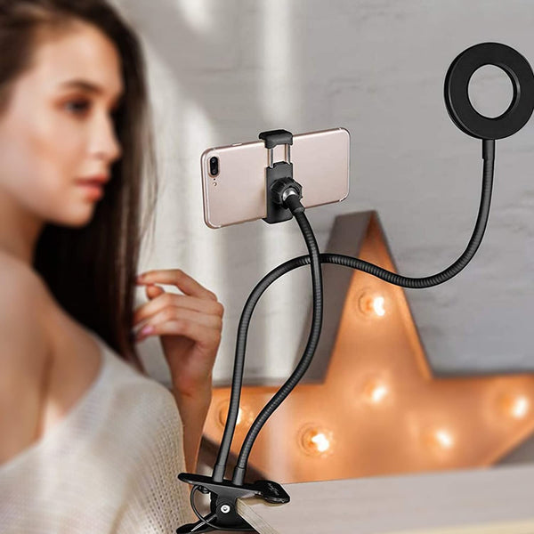 Selfie Ring Light with Mobile Phone Holder